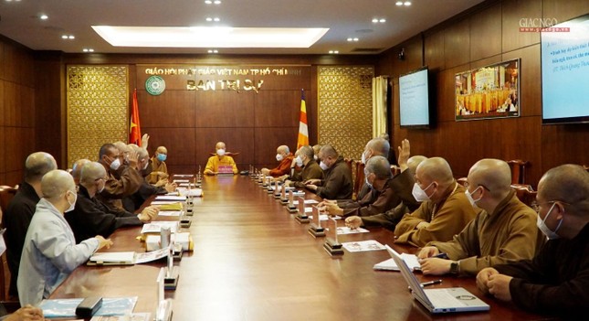 Ban Thường trực Ban Trị sự Phật giáo TP.HCM triển khai tổ chức Phật đản, đại hội lần thứ X ảnh 5