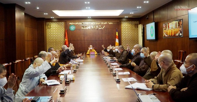 Ban Thường trực Ban Trị sự Phật giáo TP.HCM triển khai tổ chức Phật đản, đại hội lần thứ X ảnh 3
