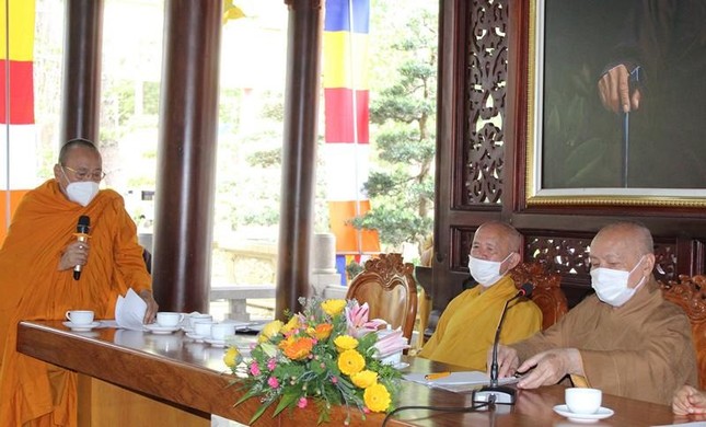 Đồng Nai: Ban Tổ chức Đại giới đàn Thiện Hoa Phật lịch 2565 họp thống nhất các nội dung ảnh 3
