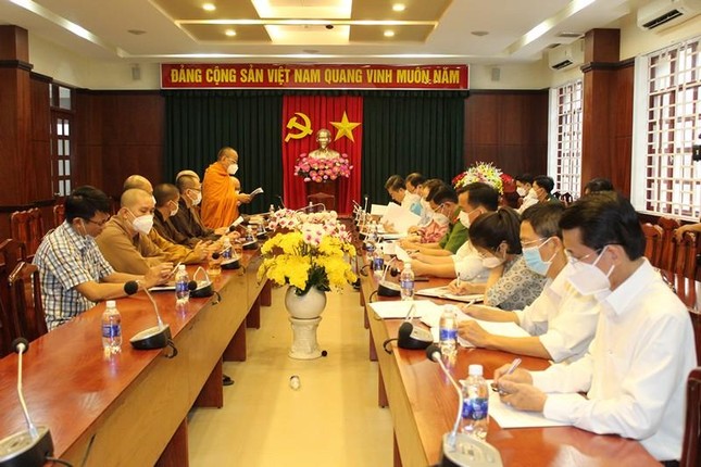 Đồng Nai: Ban Tổ chức Đại giới đàn Thiện Hoa Phật lịch 2565 họp thống nhất các nội dung ảnh 4