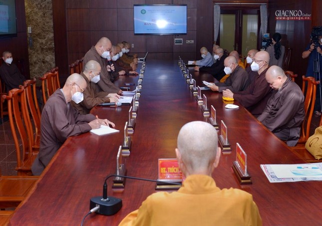Ban Thường trực Ban Trị sự TP.HCM họp về tổ chức Đại lễ Phật đản, đại hội và rà soát nhân sự ảnh 1