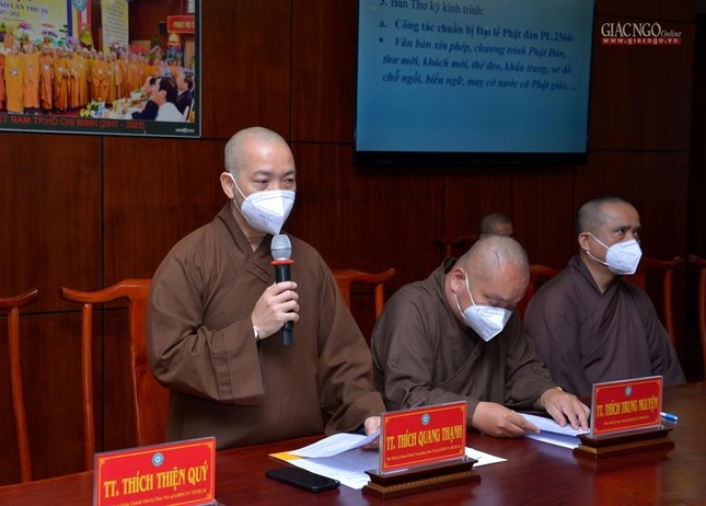 Ban Thường trực Ban Trị sự TP.HCM họp về tổ chức Đại lễ Phật đản, đại hội và rà soát nhân sự ảnh 2