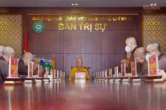 Ban Thường trực Ban Trị sự TP.HCM họp về tổ chức Đại lễ Phật đản, đại hội và rà soát nhân sự ảnh 4