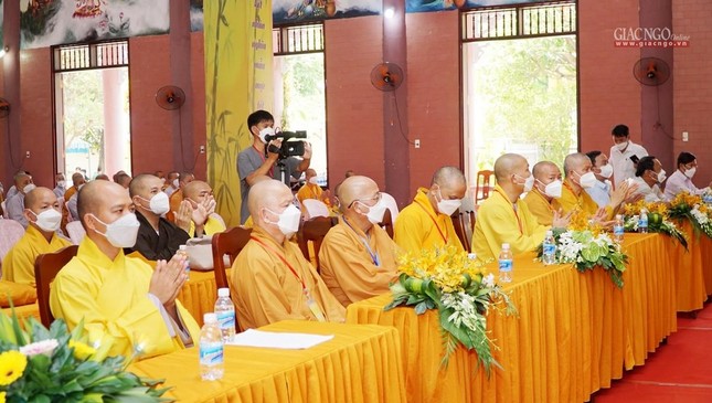 Phiên trù bị Đại hội đại biểu Phật giáo tỉnh Ninh Thuận, tại hội trường chùa Sùng Ân ảnh 10