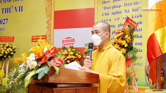 Phiên trù bị Đại hội đại biểu Phật giáo tỉnh Ninh Thuận, tại hội trường chùa Sùng Ân ảnh 11