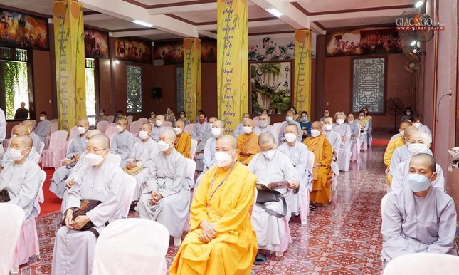 Phiên trù bị Đại hội đại biểu Phật giáo tỉnh Ninh Thuận, tại hội trường chùa Sùng Ân ảnh 6