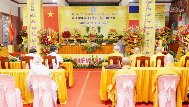 Phiên trù bị Đại hội đại biểu Phật giáo tỉnh Ninh Thuận, tại hội trường chùa Sùng Ân ảnh 7