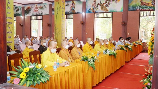 Phiên trù bị Đại hội đại biểu Phật giáo tỉnh Ninh Thuận, tại hội trường chùa Sùng Ân ảnh 15