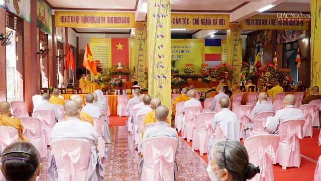 Phiên trù bị Đại hội đại biểu Phật giáo tỉnh Ninh Thuận, tại hội trường chùa Sùng Ân ảnh 26