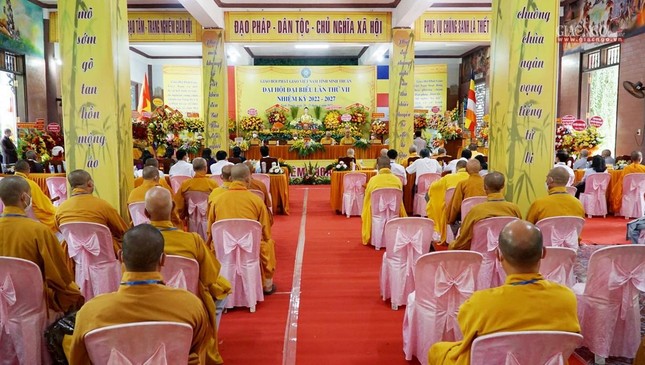 Ninh Thuận: Hòa thượng Thích Hạnh Thể được tái suy cử Trưởng ban Trị sự tỉnh nhiệm kỳ 2022-2027 ảnh 38