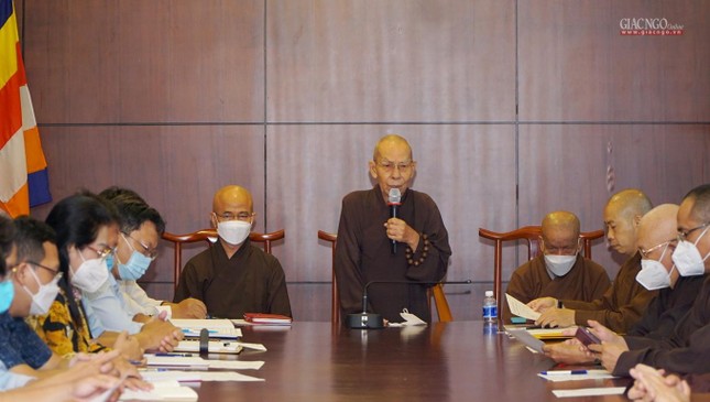 Ban Tổ chức Đại lễ Phật đản TP.HCM họp liên ngành thống nhất công tác trật tự ảnh 1