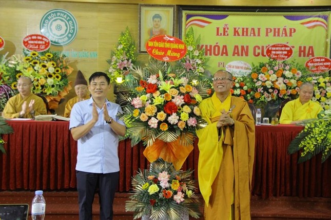 Quảng Ninh: Trường hạ Ban Trị sự GHPGVN tỉnh khai pháp An cư kiết hạ Phật lịch 2566 ảnh 1