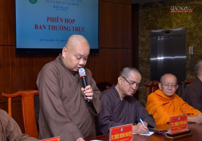 Ban Thường trực, Ban Tổ chức họp chuẩn bị tổ chức Đại hội Phật giáo TP.HCM lần thứ X ảnh 12