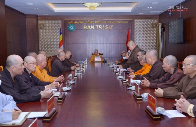 Ban Thường trực, Ban Tổ chức họp chuẩn bị tổ chức Đại hội Phật giáo TP.HCM lần thứ X ảnh 20