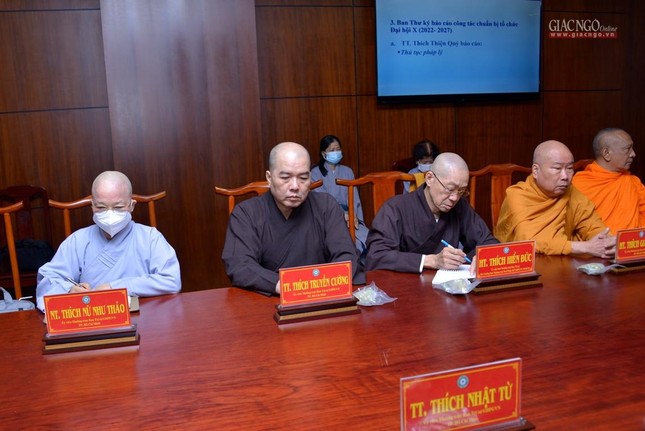 Ban Thường trực, Ban Tổ chức họp chuẩn bị tổ chức Đại hội Phật giáo TP.HCM lần thứ X ảnh 18