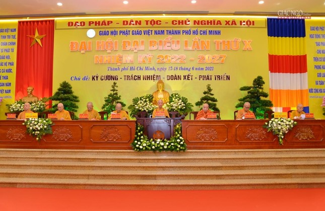 Khai mạc phiên trù bị Đại hội đại biểu Phật giáo TP.HCM lần thứ X, nhiệm kỳ 2022-2027 ảnh 2