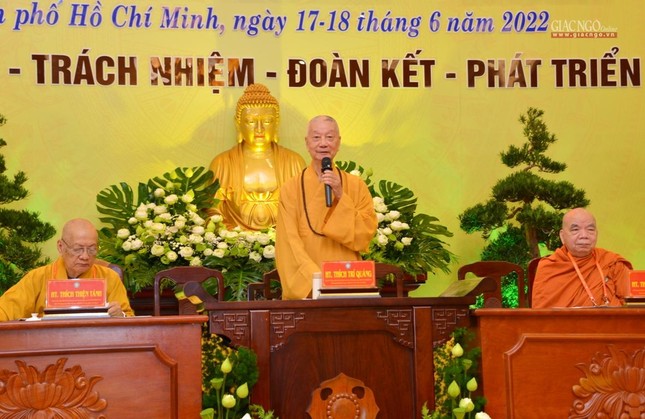 Khai mạc phiên trù bị Đại hội đại biểu Phật giáo TP.HCM lần thứ X, nhiệm kỳ 2022-2027 ảnh 9