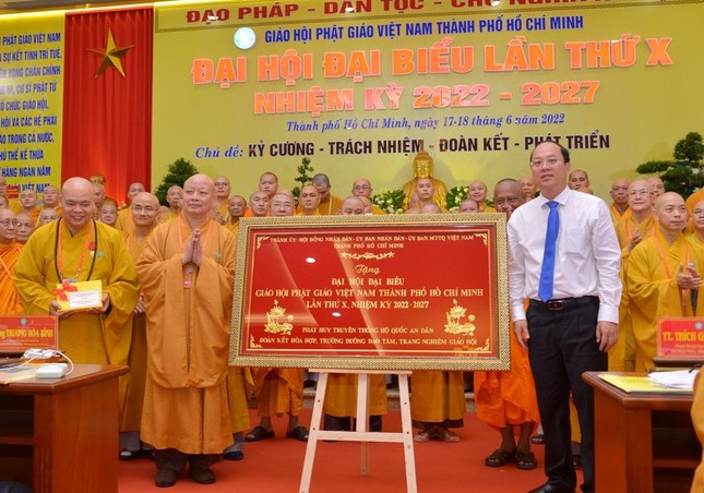 [CHÙM ẢNH] Đại hội đại biểu Phật giáo TP.HCM lần thứ X tại Việt Nam Quốc Tự ảnh 85