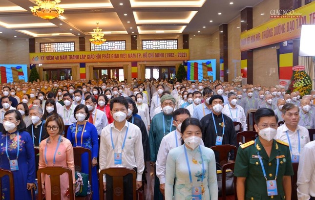 [CHÙM ẢNH] Đại hội đại biểu Phật giáo TP.HCM lần thứ X tại Việt Nam Quốc Tự ảnh 4