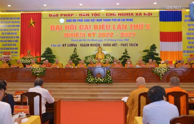 [CHÙM ẢNH] Đại hội đại biểu Phật giáo TP.HCM lần thứ X tại Việt Nam Quốc Tự ảnh 6