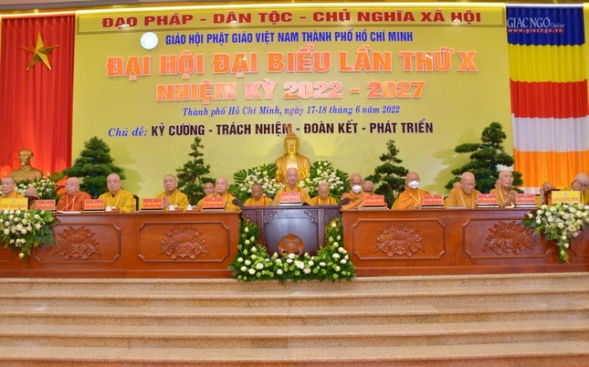 Hòa thượng Thích Lệ Trang được suy cử Trưởng ban Trị sự GHPGVN TP.HCM nhiệm kỳ 2022-2027 ảnh 2