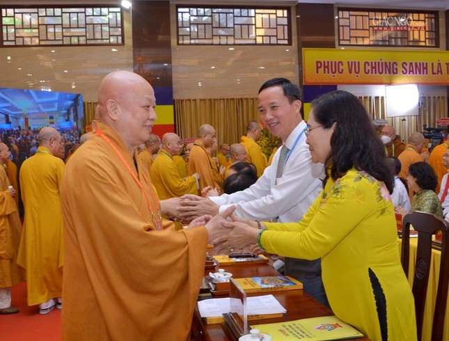 [CHÙM ẢNH] Đại hội đại biểu Phật giáo TP.HCM lần thứ X tại Việt Nam Quốc Tự ảnh 99