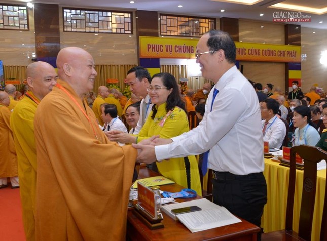 [CHÙM ẢNH] Đại hội đại biểu Phật giáo TP.HCM lần thứ X tại Việt Nam Quốc Tự ảnh 98