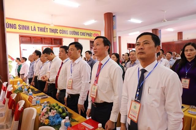 Hà Tĩnh: Hòa thượng Thích Bảo Nghiêm được tái suy cử Trưởng ban Trị sự nhiệm kỳ 2022-2027 ảnh 11