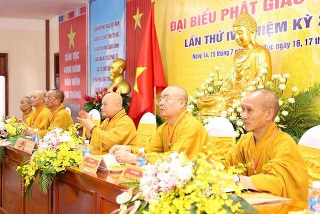 Hà Tĩnh: Hòa thượng Thích Bảo Nghiêm được tái suy cử Trưởng ban Trị sự nhiệm kỳ 2022-2027 ảnh 13