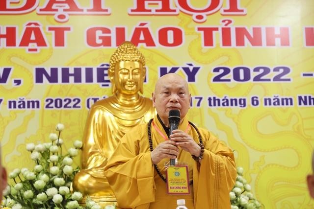 Hà Tĩnh: Hòa thượng Thích Bảo Nghiêm được tái suy cử Trưởng ban Trị sự nhiệm kỳ 2022-2027 ảnh 8