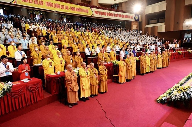 Bắc Ninh: Thượng tọa Thích Thanh Phụng được tái suy cử Trưởng ban Trị sự nhiệm kỳ 2022-2027 ảnh 10