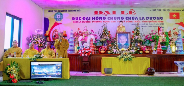 Lễ chú nguyện rót đồng đúc đại hồng chung chùa La Dương (Quảng Ninh) ảnh 1