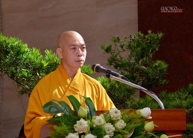 Công bố quyết định, ra mắt thành phần nhân sự Ban Giáo dục Phật giáo TP.HCM nhiệm kỳ 2022-2027 ảnh 2
