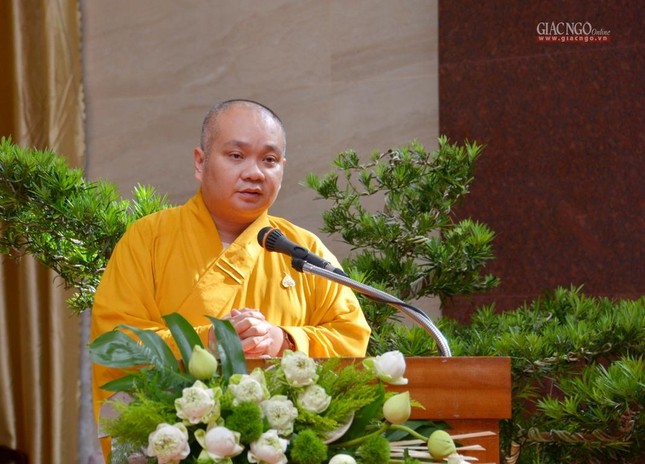 Công bố quyết định, ra mắt thành phần nhân sự Ban Giáo dục Phật giáo TP.HCM nhiệm kỳ 2022-2027 ảnh 3