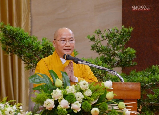 Công bố quyết định, ra mắt thành phần nhân sự Ban Giáo dục Phật giáo TP.HCM nhiệm kỳ 2022-2027 ảnh 10