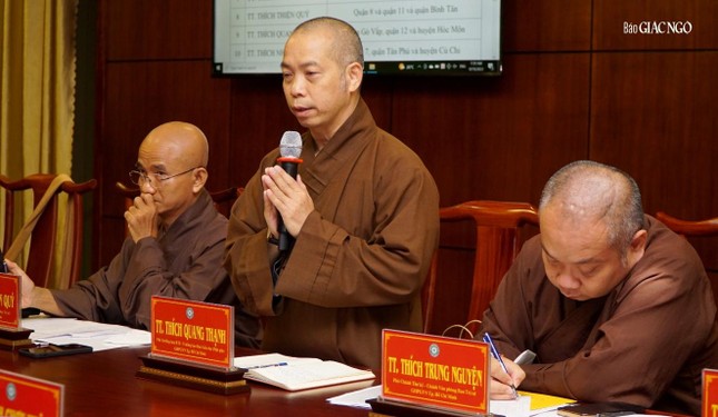 Phiên họp của Ban Thường trực Ban Trị sự GHPGVN TP.HCM ngày 19-9-2022 tại Việt Nam Quốc Tự ảnh 5