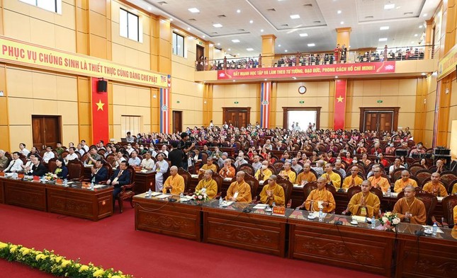Bắc Kạn: Hòa thượng Thích Thanh Quyết tiếp tục làm Trưởng ban Trị sự Phật giáo tỉnh (2022-2027) ảnh 4