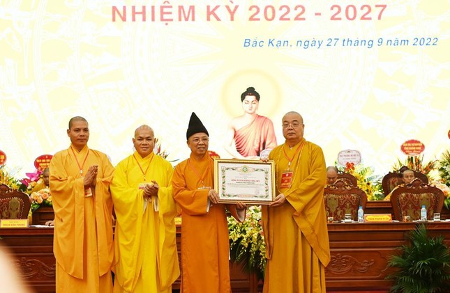 Bắc Kạn: Hòa thượng Thích Thanh Quyết tiếp tục làm Trưởng ban Trị sự Phật giáo tỉnh (2022-2027) ảnh 5