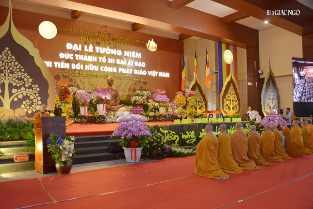 Trang nghiêm Đại lễ tưởng niệm Đức Thánh Tổ Đại Ái Đạo, chư Ni tiền bối hữu công Phật giáo Việt Nam ảnh 31