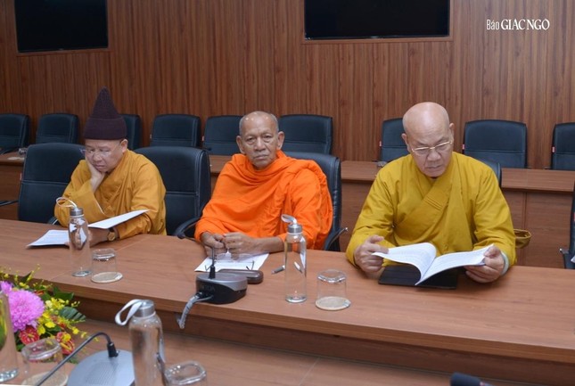 Họp Ban Chỉ đạo Đại hội Phật giáo toàn quốc, thảo luận nhân sự dự khuyết của Hội đồng Trị sự ảnh 6