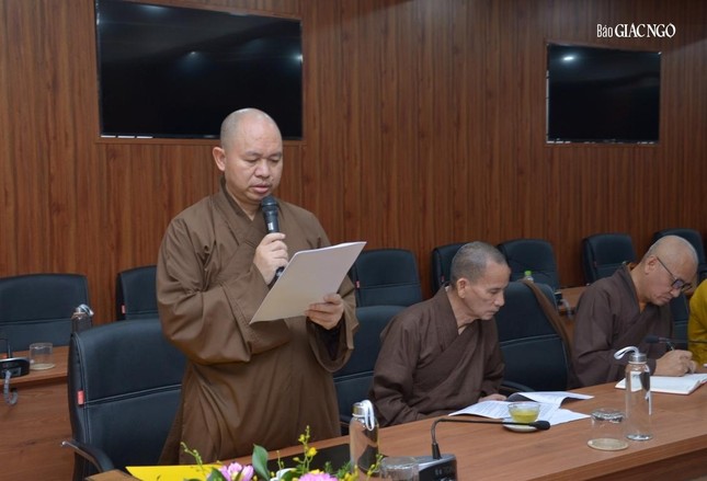 Họp Ban Chỉ đạo Đại hội Phật giáo toàn quốc, thảo luận nhân sự dự khuyết của Hội đồng Trị sự ảnh 2