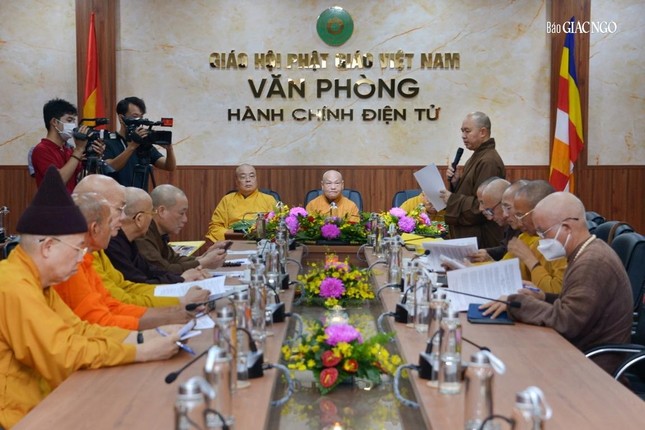 Họp Ban Chỉ đạo Đại hội Phật giáo toàn quốc, thảo luận nhân sự dự khuyết của Hội đồng Trị sự ảnh 3