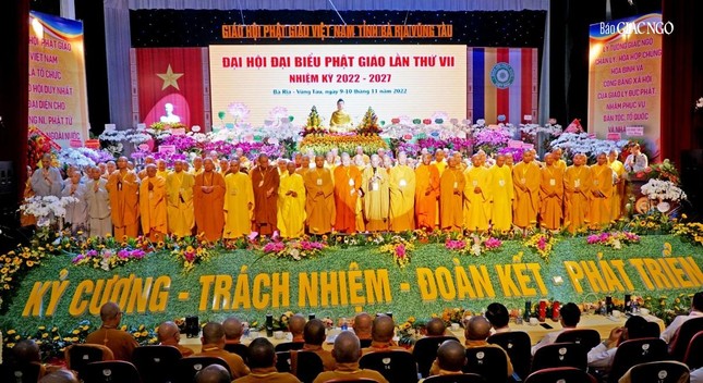 Bà Rịa - Vũng Tàu: Hòa thượng Thích Huệ Trí được suy cử Trưởng ban Trị sự tỉnh nhiệm kỳ 2022-2027 ảnh 9