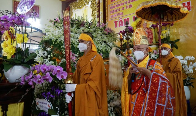 Lễ truy niệm, cung tống kim quan Hòa thượng Thích Nhựt Thọ nhập bảo tháp ảnh 7