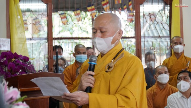 Lễ truy niệm, cung tống kim quan Hòa thượng Thích Nhựt Thọ nhập bảo tháp ảnh 2