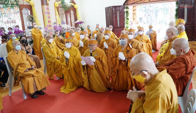 Lễ truy niệm, cung tống kim quan Hòa thượng Thích Nhựt Thọ nhập bảo tháp ảnh 3