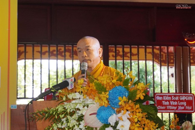 Thượng tọa Thích Lệ Lạc được suy cử tân Trưởng ban Trị sự GHPGVN tỉnh Vĩnh Long nhiệm kỳ 2022-2027 ảnh 6