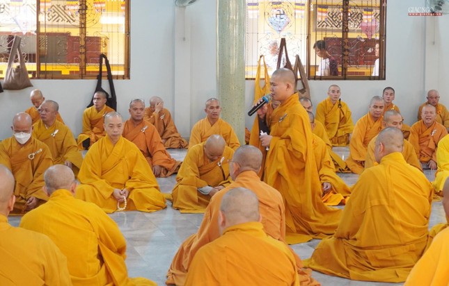 Chư tôn đức Phật giáo quận Gò Vấp bố-tát, sinh hoạt Phật sự mùa An cư kiết hạ ảnh 4