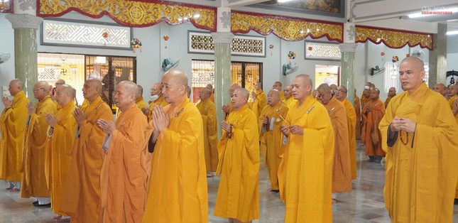 Chư tôn đức Phật giáo quận Gò Vấp bố-tát, sinh hoạt Phật sự mùa An cư kiết hạ ảnh 7