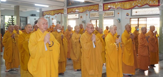 Chư tôn đức Phật giáo quận Gò Vấp bố-tát, sinh hoạt Phật sự mùa An cư kiết hạ ảnh 2